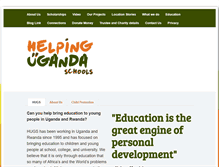 Tablet Screenshot of helpingugandaschools.org